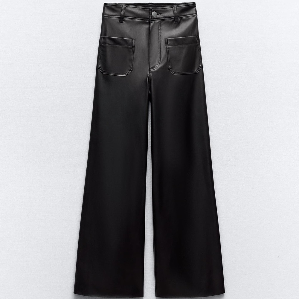 Zara leather pants